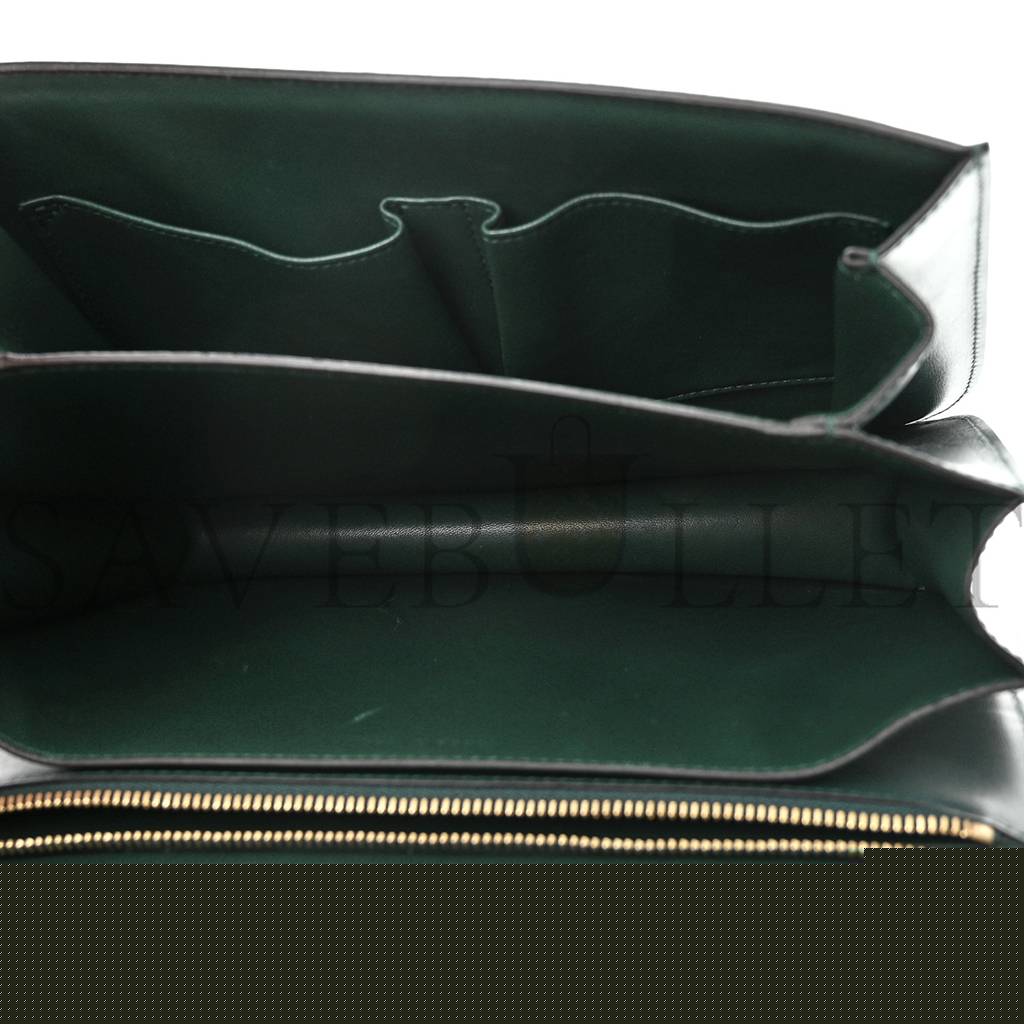 Ce**e box calfskin medium classic box flap bag amazone (23*19*7cm)