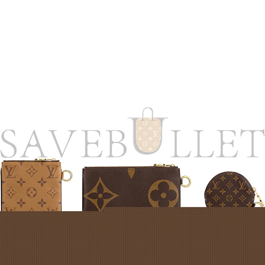 l**is V*t*n trio pouch m68756 (19.5*11.5*3cm)