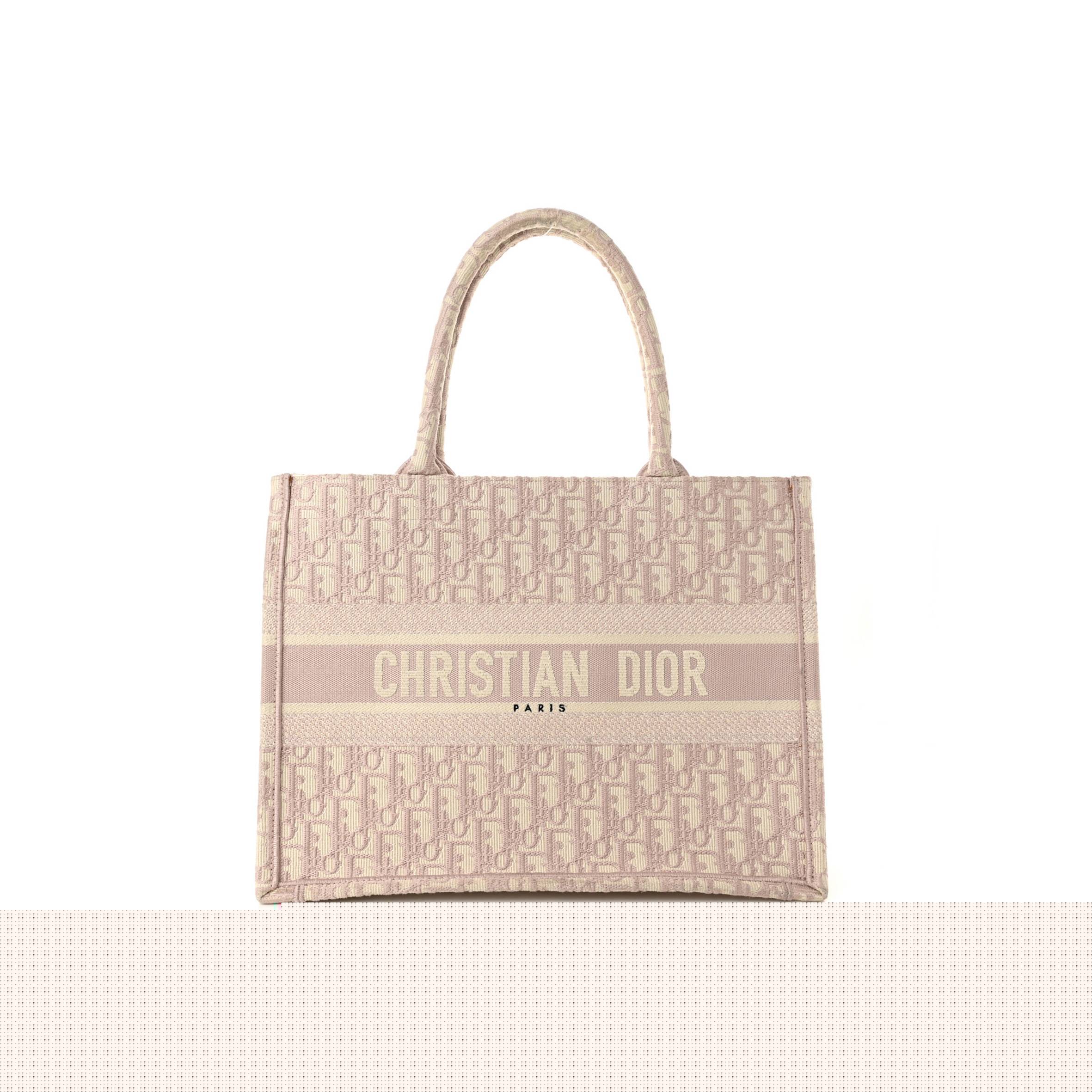 D*or oblique medium book tote rose des vents (36*25*15.2cm)