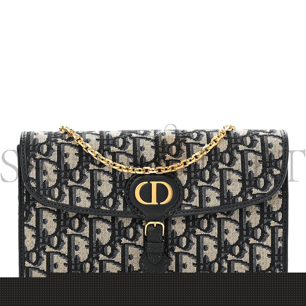 D*or oblique bobby east west pouch blue (22*13*3.2cm)