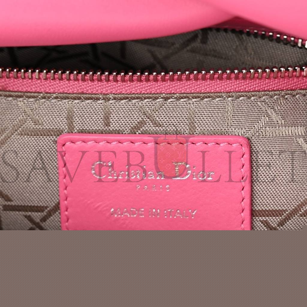 D*or lambskin cannage mini lady D*or sorbet (17*15*7cm)