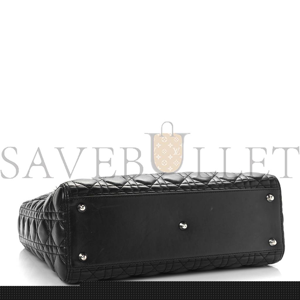 D*or lambskin cannage large lady D*or black (32*25*12.1cm)