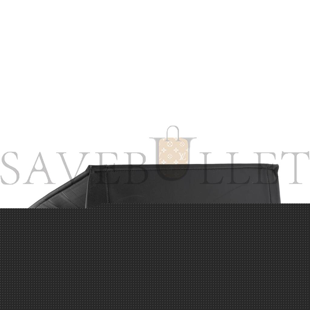D*or calfskin embossed medium book tote black (36*27*17.1cm)