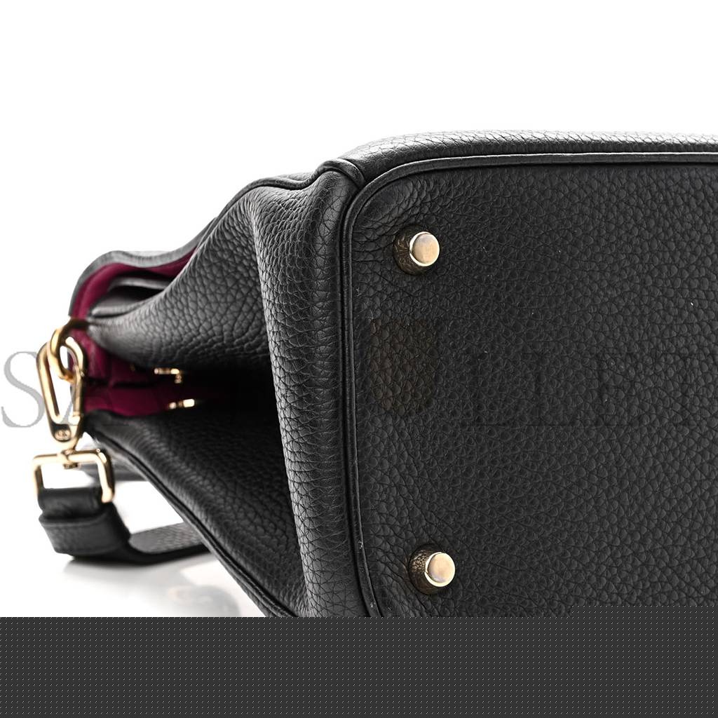 D*or bullcalf small be D*or flap black fraise (27*20*12.7cm)