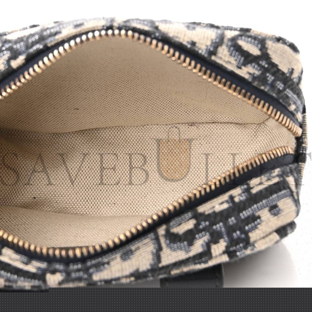 D*or oblique belt pouch blue (13*8*5.1cm)
