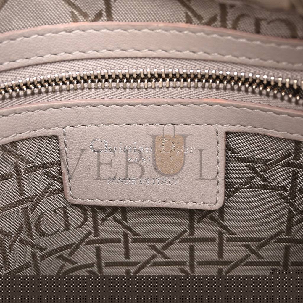 D*or lambskin cannage medium lady D*or grey (23*20*11.4cm)