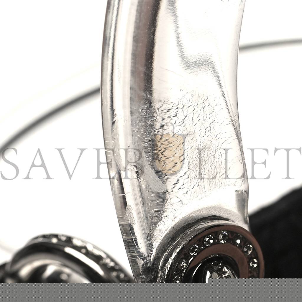 D*or canvas swarovski crystal cannage mini lady D*or black (17*14*7cm)