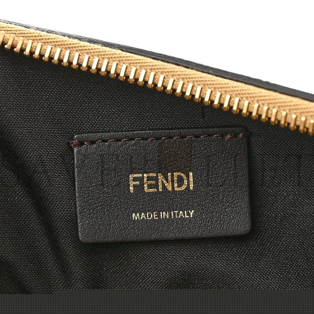 F**di laminated craquele lambskin small F**digraphy hobo gold (27*23*10cm)