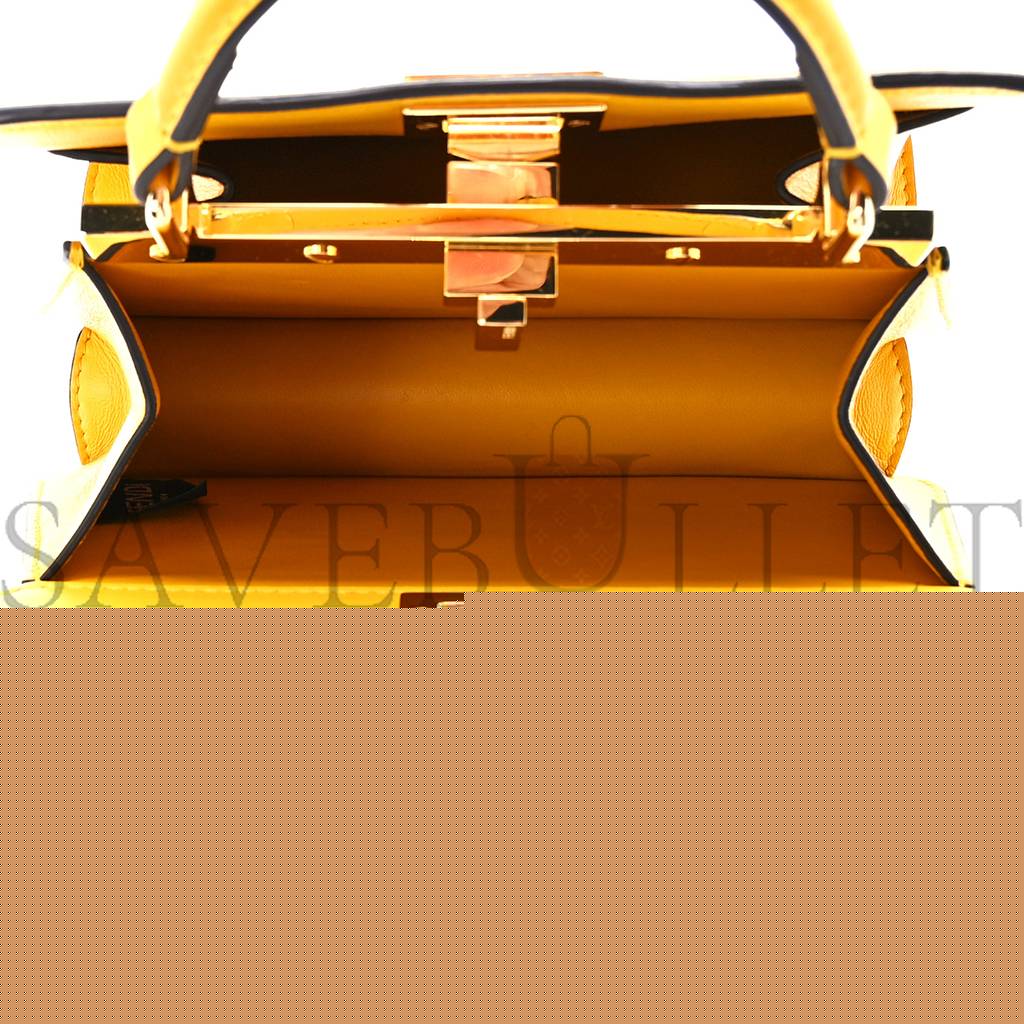 F**di shiny nappa petite peekaboo i see u satchel mimosa (20*15*9cm)