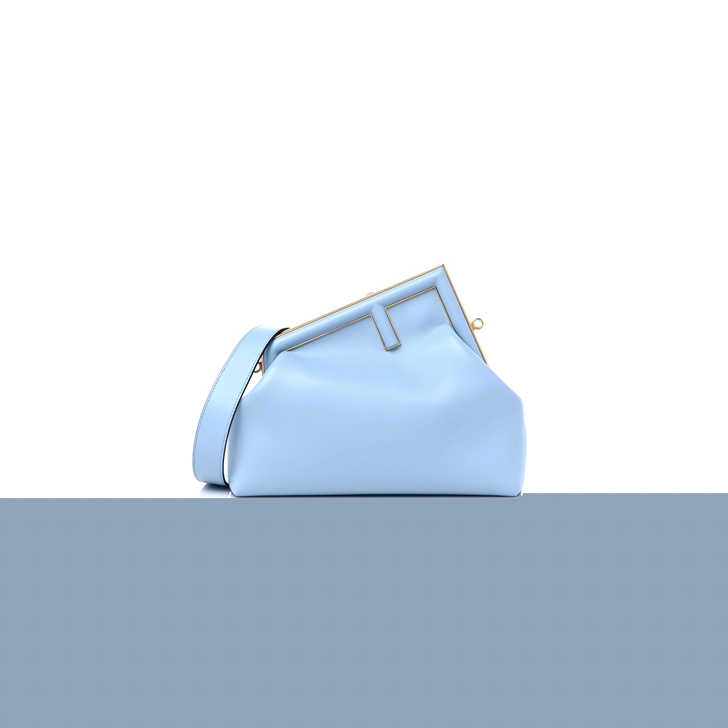 F**di shiny nappa medium F**di first azzurro baby (30*25*10cm)