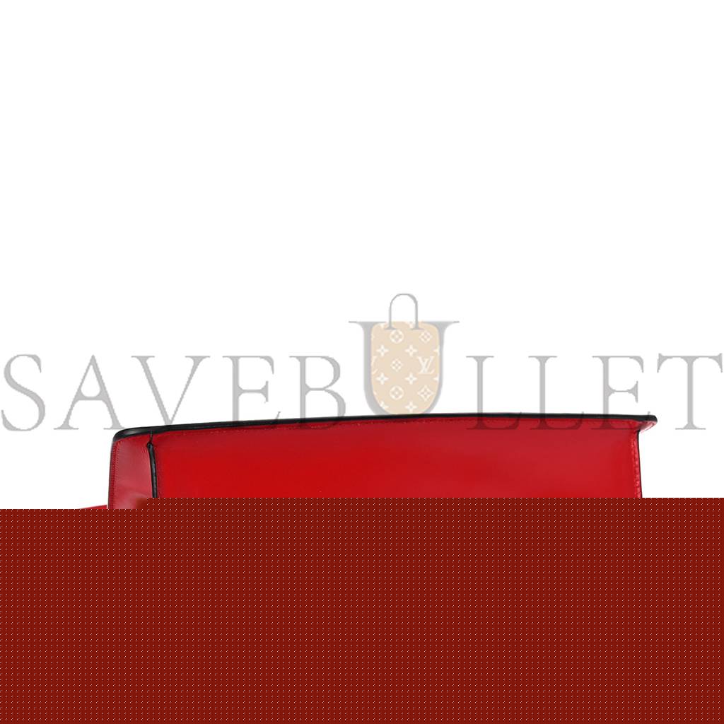 F**di vitello king luxor shiny nappa medium peekaboo i see u east west satchel fuoco light rose (29*18*10cm)