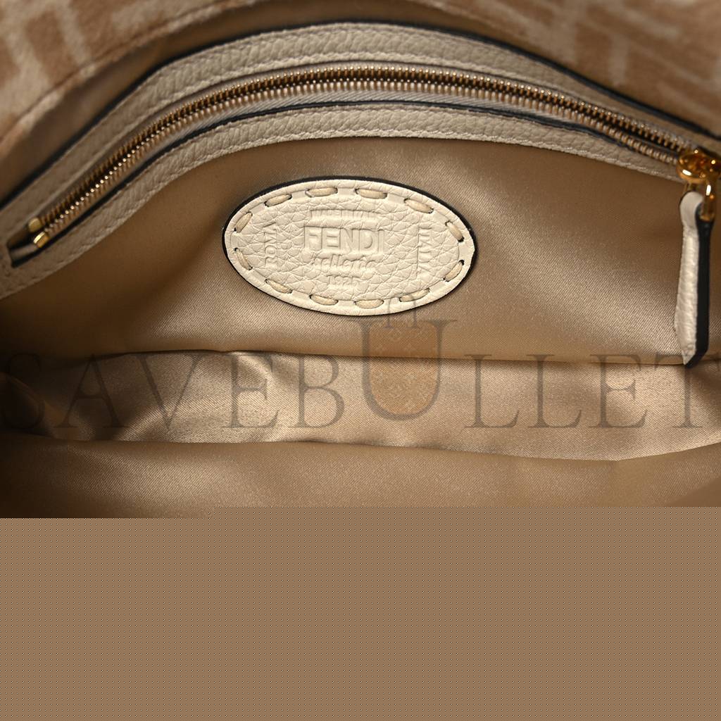 F**di wool cuoio romano selleria ff 1974 baguette 1997 beige cammello camelia (27*15*6cm)