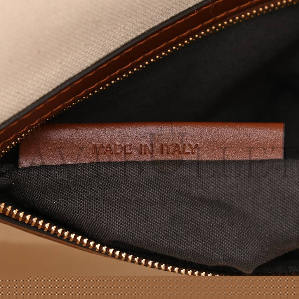 F**di x sara coleman canvas vitello king seta ff fish eye embroidered baguette grezzo multicolor ghianda (28*15*6cm)