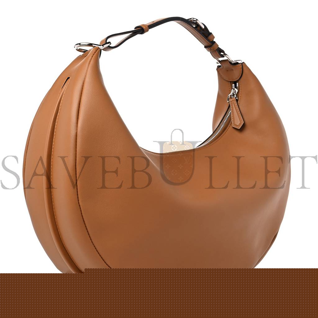 F**di vitello grace matte medium F**digraphy hobo bag caramello (27*22*11cm)