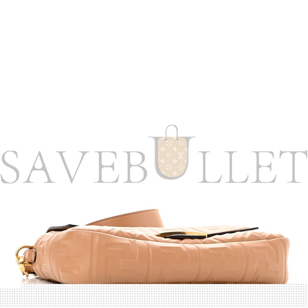 F**di nappa ff 1974 embossed baguette miele scuro (25*17*5cm)