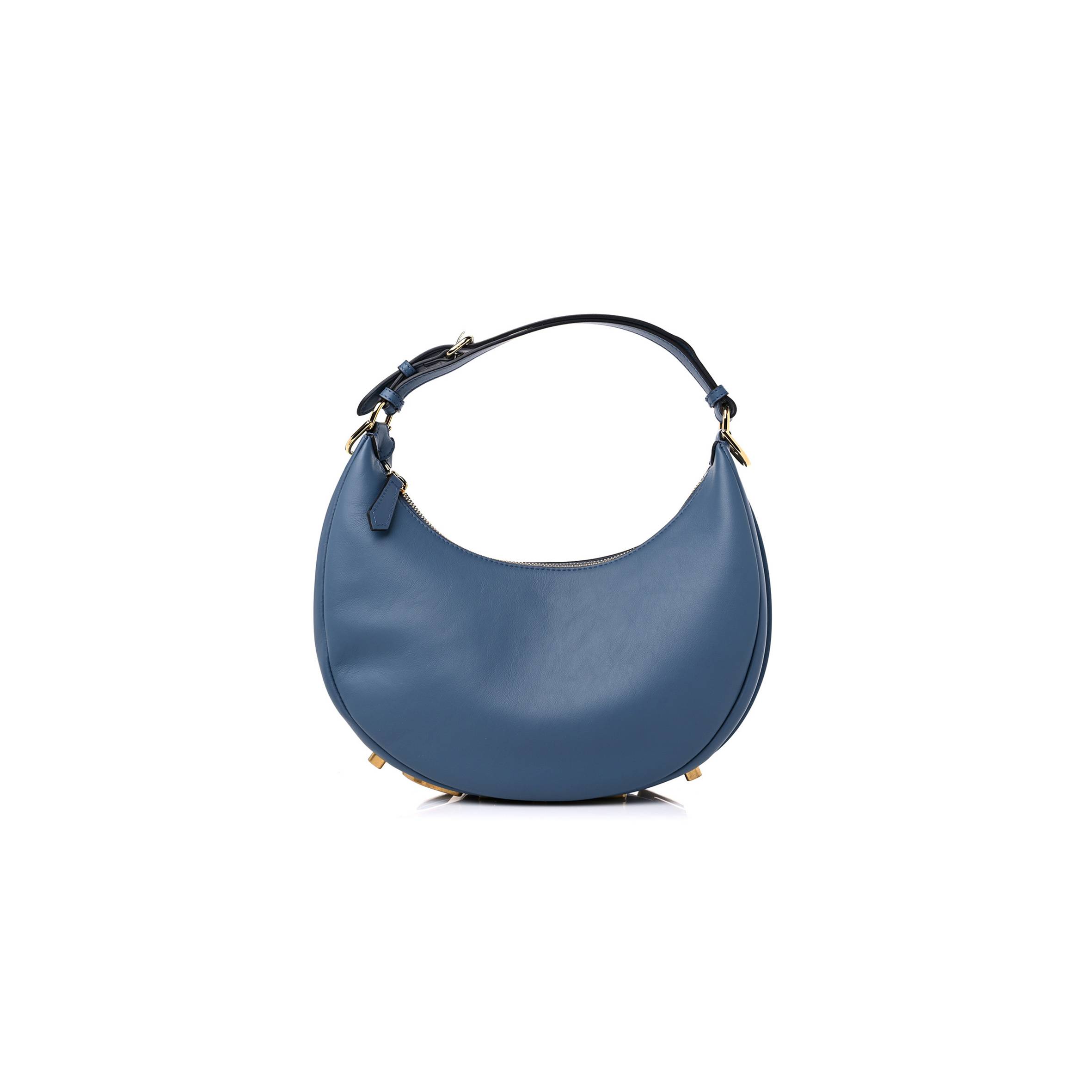 F**di vitello grace matte small F**digraphy hobo bag mirto (22*17*9cm)