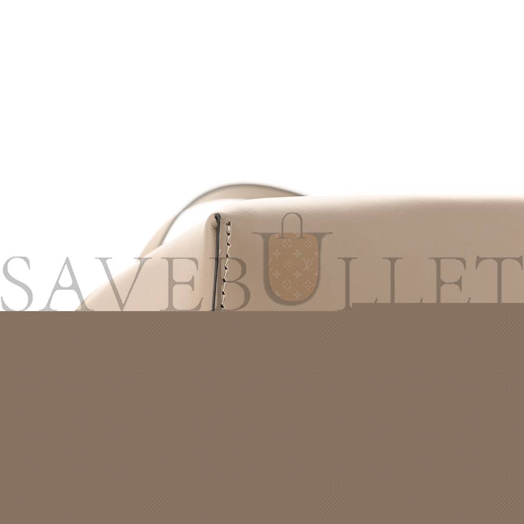 F**di vitello king plexiglass logo embossed mini by the way top handle boston bag tortora (18*11*8cm)